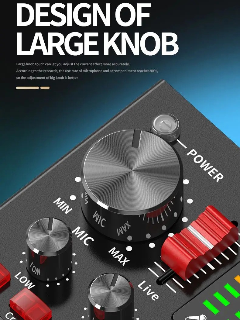 V88 Live Sound Card Mixer – USB External Sound Card for Mobile Phone with Anchor Network Interface Type Image