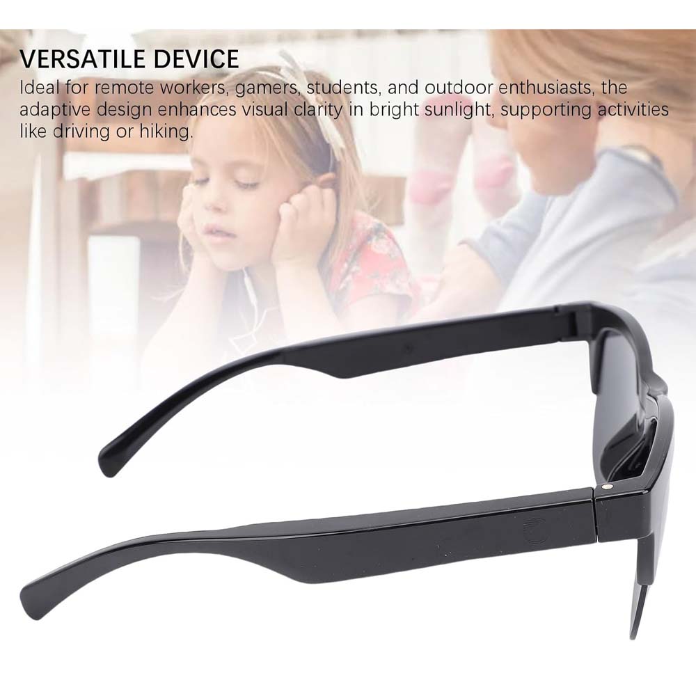 F06 Smart Glasses - Bluetooth 5.4 Audio Sunglasses w/ Speaker, Blue Light Filter, Voice Control & IP54 Waterproof for Music/Calls Image