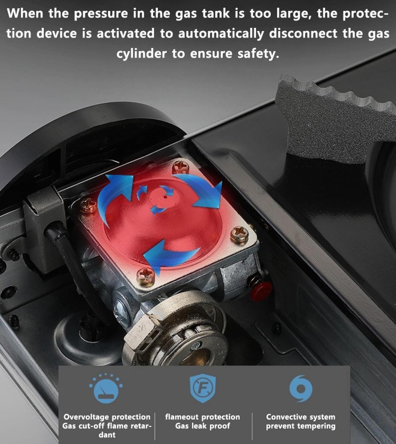 Gas Cooker Outdoor Mini Square Stove | Portable Folding Gas Stove | Camping Stove | Cooking Appliance for Outdoor Adventures Image