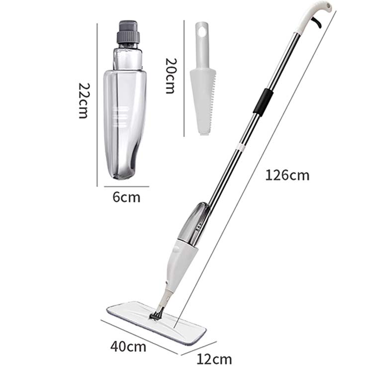 Microfiber Spray Mop – 360° Spin, Wet & Dry Floor Cleaner with Washable Pads & 360ML Tank for Easy Cleaning Image