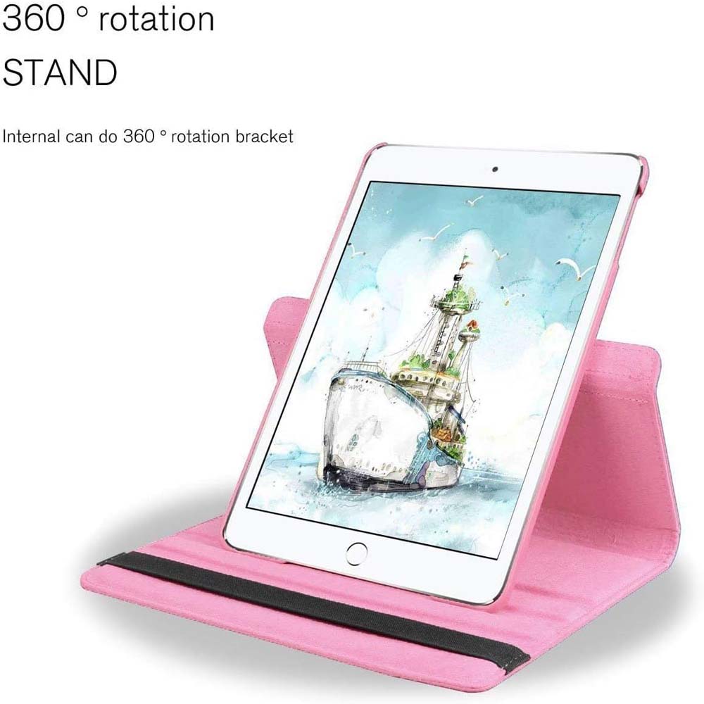 360° Rotating Stand Case for iPad 2/3/4 - Auto Wake/Sleep Smart Cover Protective Case with Multiple Viewing Angles (Multi Colour) Image