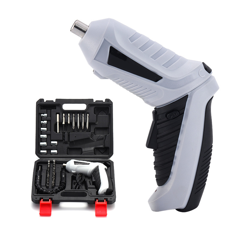 Cordless Screwdriver | Household Small Electric Drill | Rechargeable Screw Set with Multi-Function Lithium Battery Image