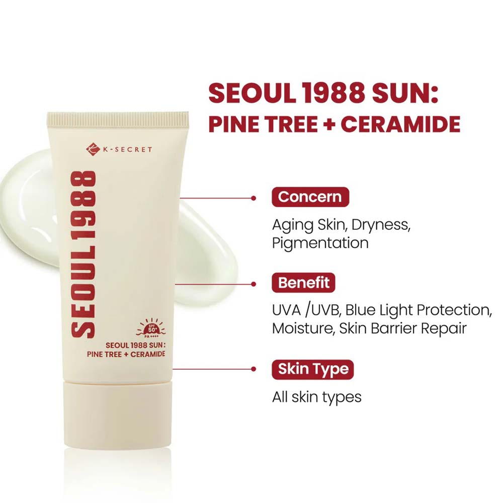 K-Secret Seoul 1988 Collagen Repair Snail & Rice Cream - Anti-Wrinkle, Moisturizing & Firming Face Cream for Youthful Skin Image