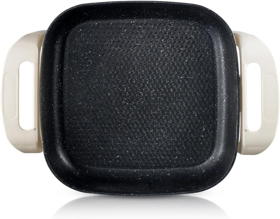 5L Hot Pot with Nonstick Coating | Electric Skillet Multi-Cooker | Household Cooking Pot for Stews, Stir-Fries, and More Image