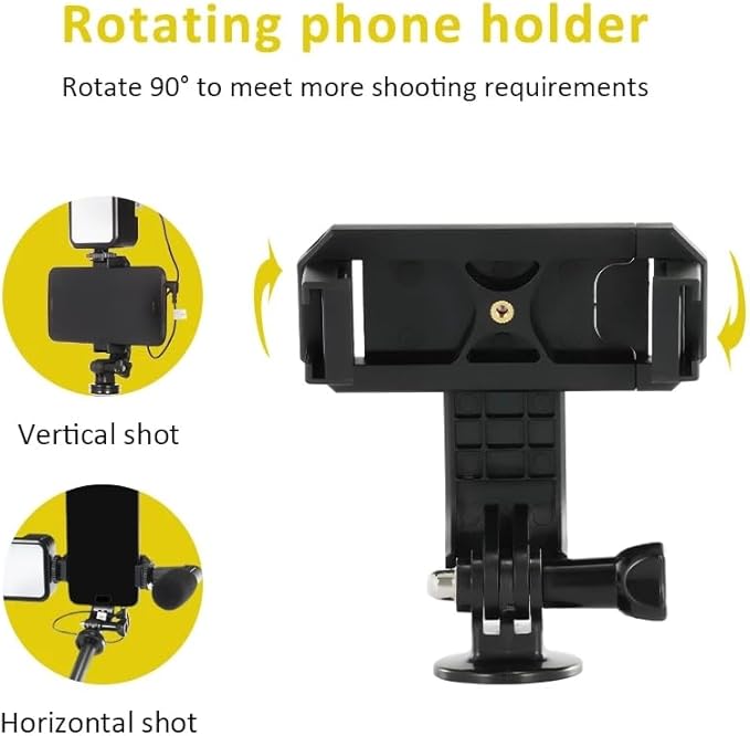 Live Set Fill Light Selfie Stick Tripod with Microphone – Foldable Selfie Stick for Mobile Phones Image