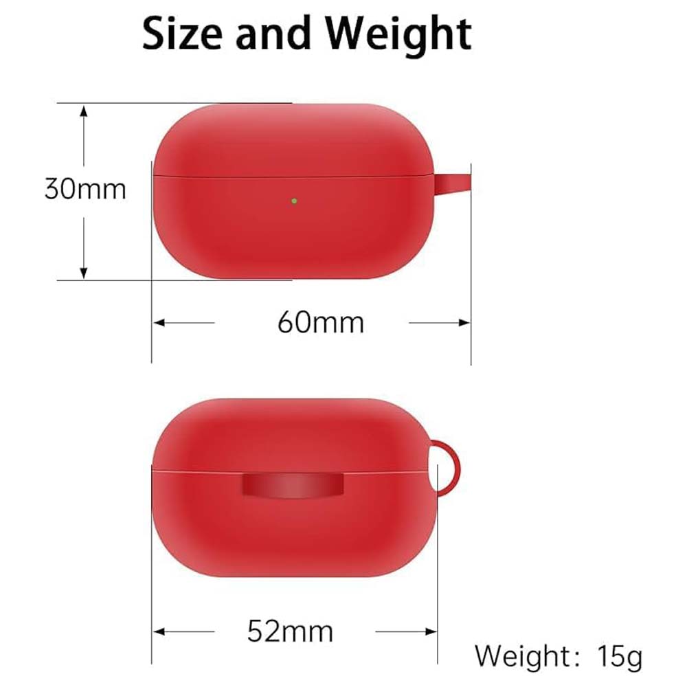 Silicone Case Compitable for Samsung Galaxy Buds 2 Pro/2/Pro/Live - Shockproof Protective Cover with Keychain for Earbuds, Durable & Stylish (Multi) Image