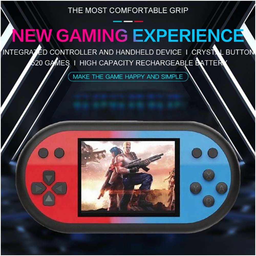 Q8 520-in-1 Handheld Game Player - Portable Mini Video Game Console for Kids, Retro Gaming Gift Image