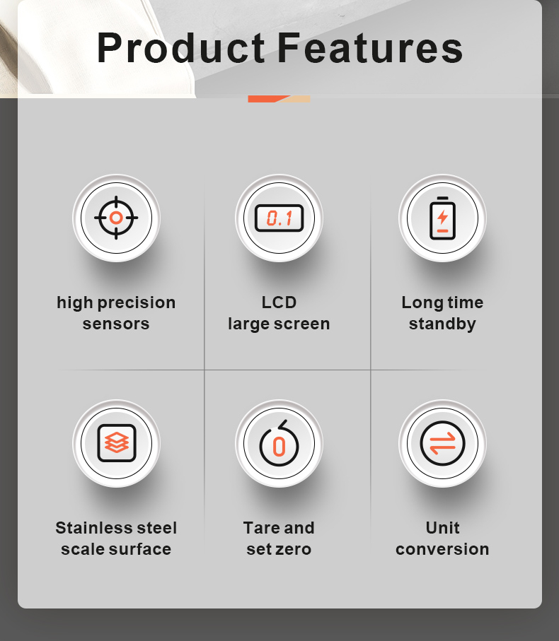 SH-135 Electronic Kitchen Scale – Dual Range Precision for Cooking and Baking Image