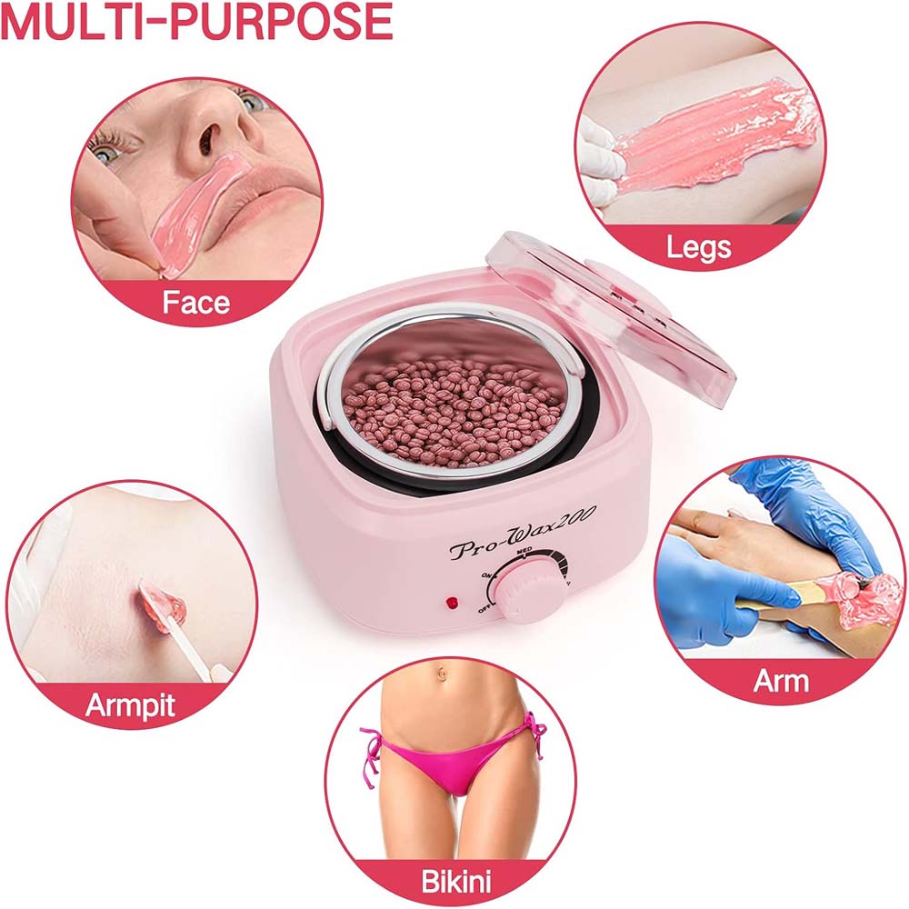 200 Pro Professional Wax Heater - Hair Removal Wax Warmer Machine for Salon & Home Use with Adjustable Temperature Image