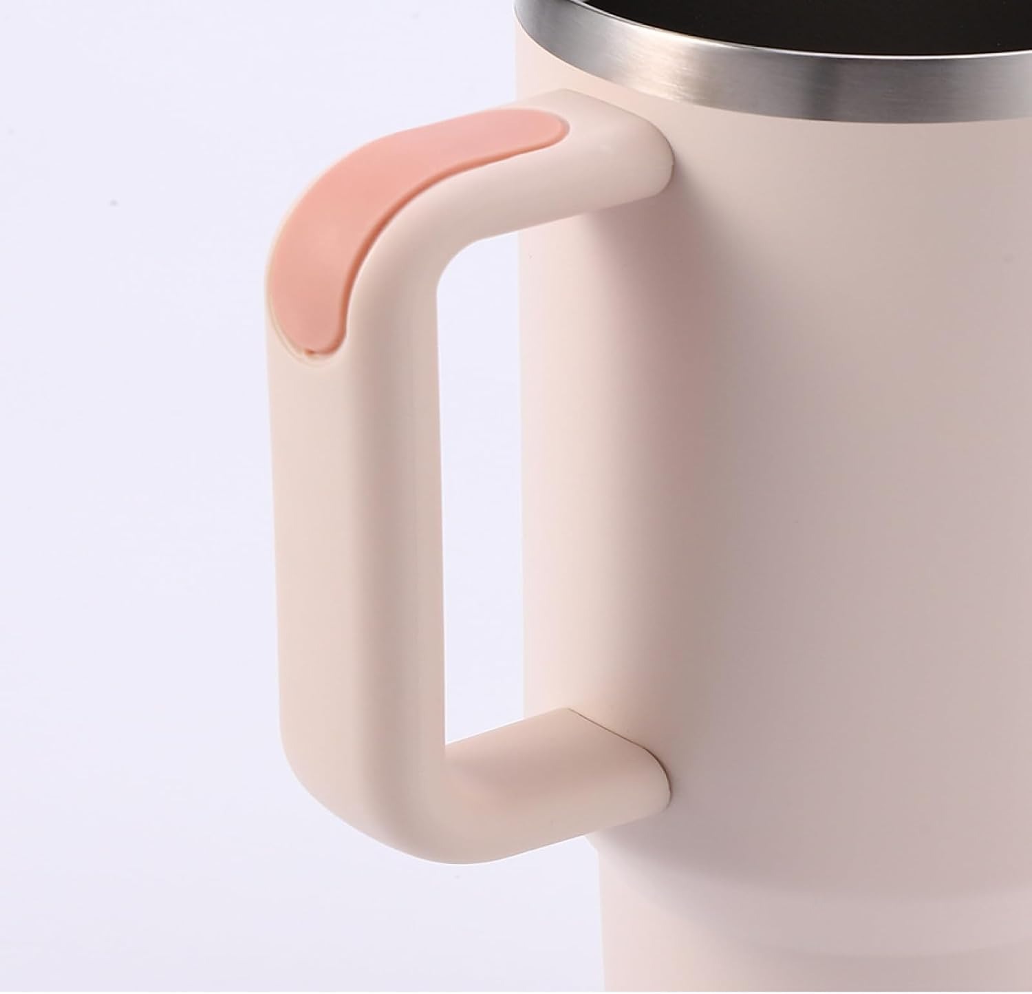 Stainless Steel Vacuum Mug with Screw Lid & Straw – Sweat-Proof, Leak-Proof Travel Flask for Hot & Cold Beverages Image