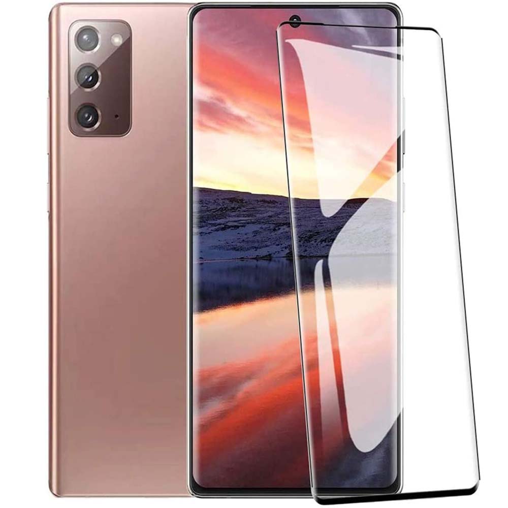 9D Tempered Glass Screen Protector Compitable for Samsung Note 20 5G - Durable, Anti-Scratch, Bubble-Free, Full Screen Protection Image