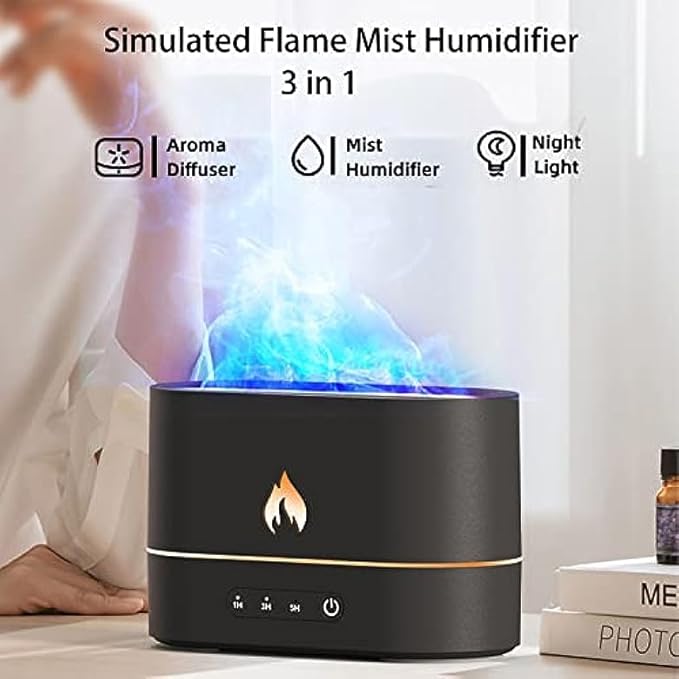Flame Air Humidifier – The Ultrasonic Aromatherapy Experience with a Volcanic Twist Image