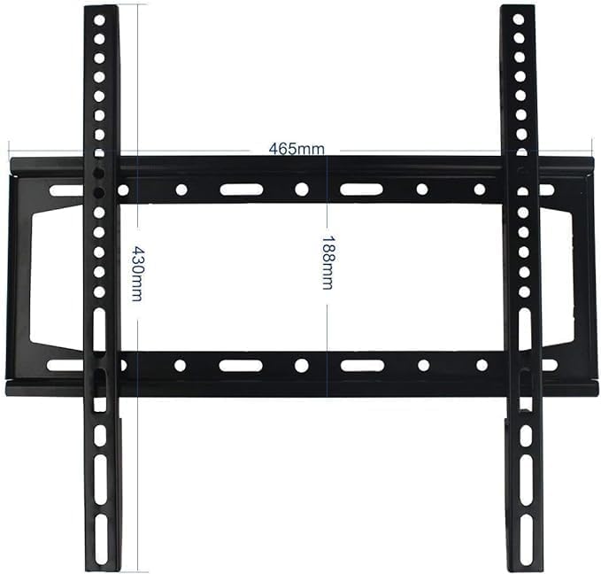 Universal TV Wall Mount with Shelf | Secure and Easy-to-Install Bracket for TVs and Monitors 34-81 Inches Image