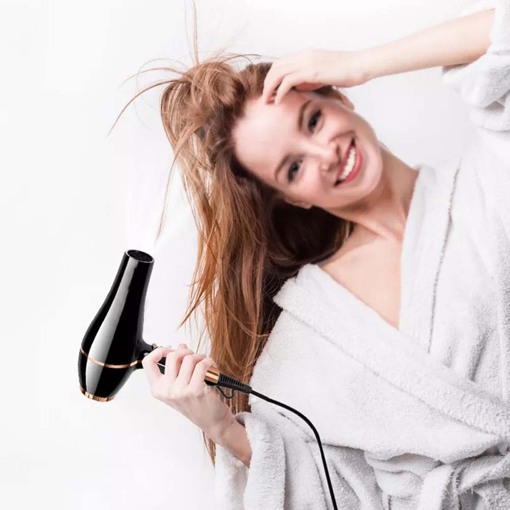 NUSHI NS-2204 Professional Hair Dryer 3000W ultra-powerful motor for fastest drying. Ionic technology for salon results. Image