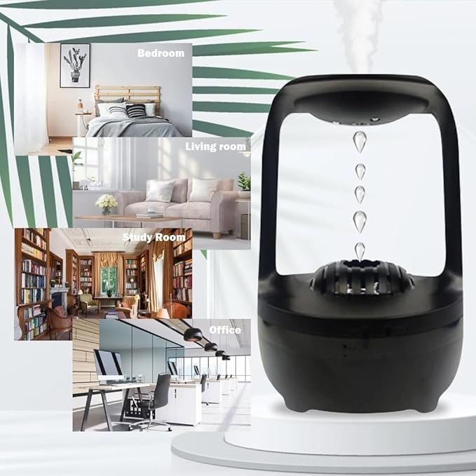 Anti-Gravity Bedroom Humidifier | A Fusion of Innovation and Comfort | Enhance Your Space with Soothing Moisture and Modern Design Image
