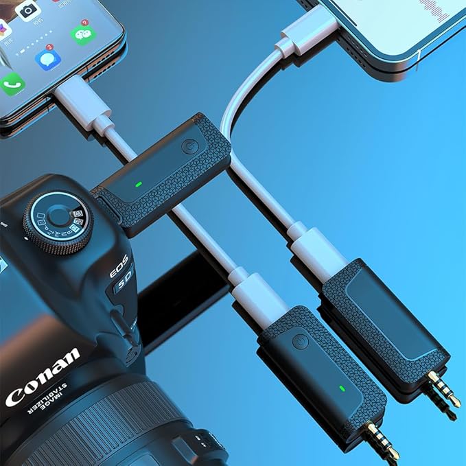 K35 Pro Wireless Lavalier Microphone (2023-24 New) – Enhance Your Audio Experience with Advanced Technology Image