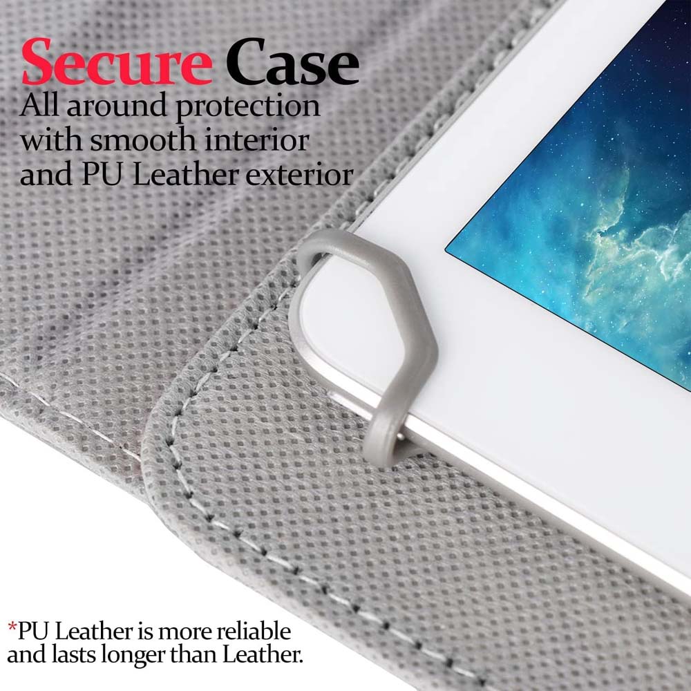 360° Rotating Case for Universal 8/9-inch. - Premium Leather Cover w/Auto Sleep/Wake & Multi-Angle Stand (Multi Colour) Image