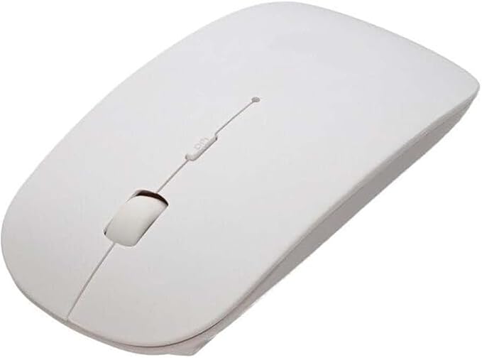 White Compact Wireless Keyboard and Mouse Combo | Sleek and Portable for Home and Office Use | Smooth Typing and Easy Navigation Image