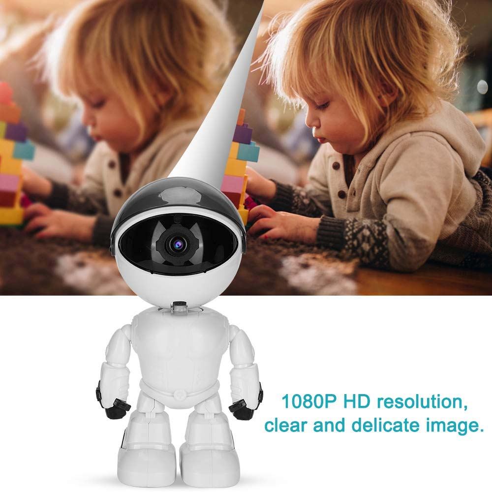 Smart Tracking WiFi Camera - 1080P Auto-Follow Baby Monitor & Home Security Cam with Phone App Image