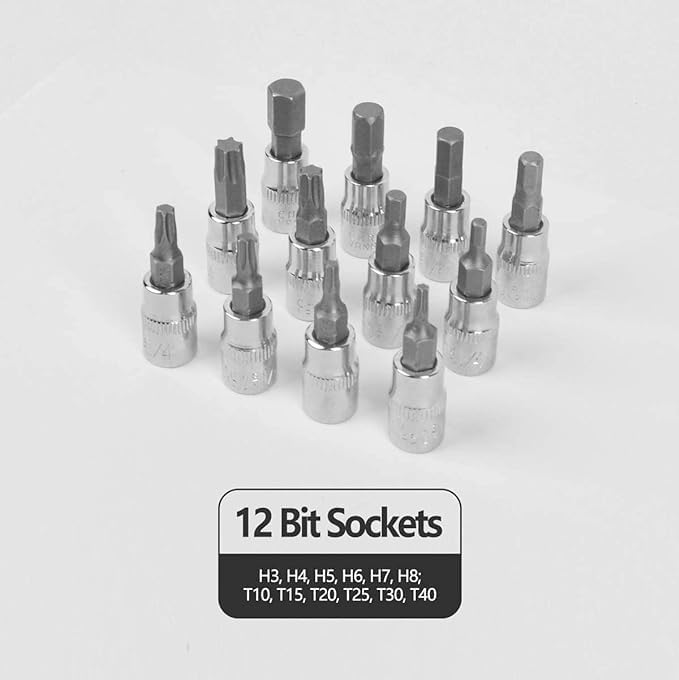 46pcs Manual Machine Auto Repair Combination Tool Set – Essential Kit for Every Handyman Image