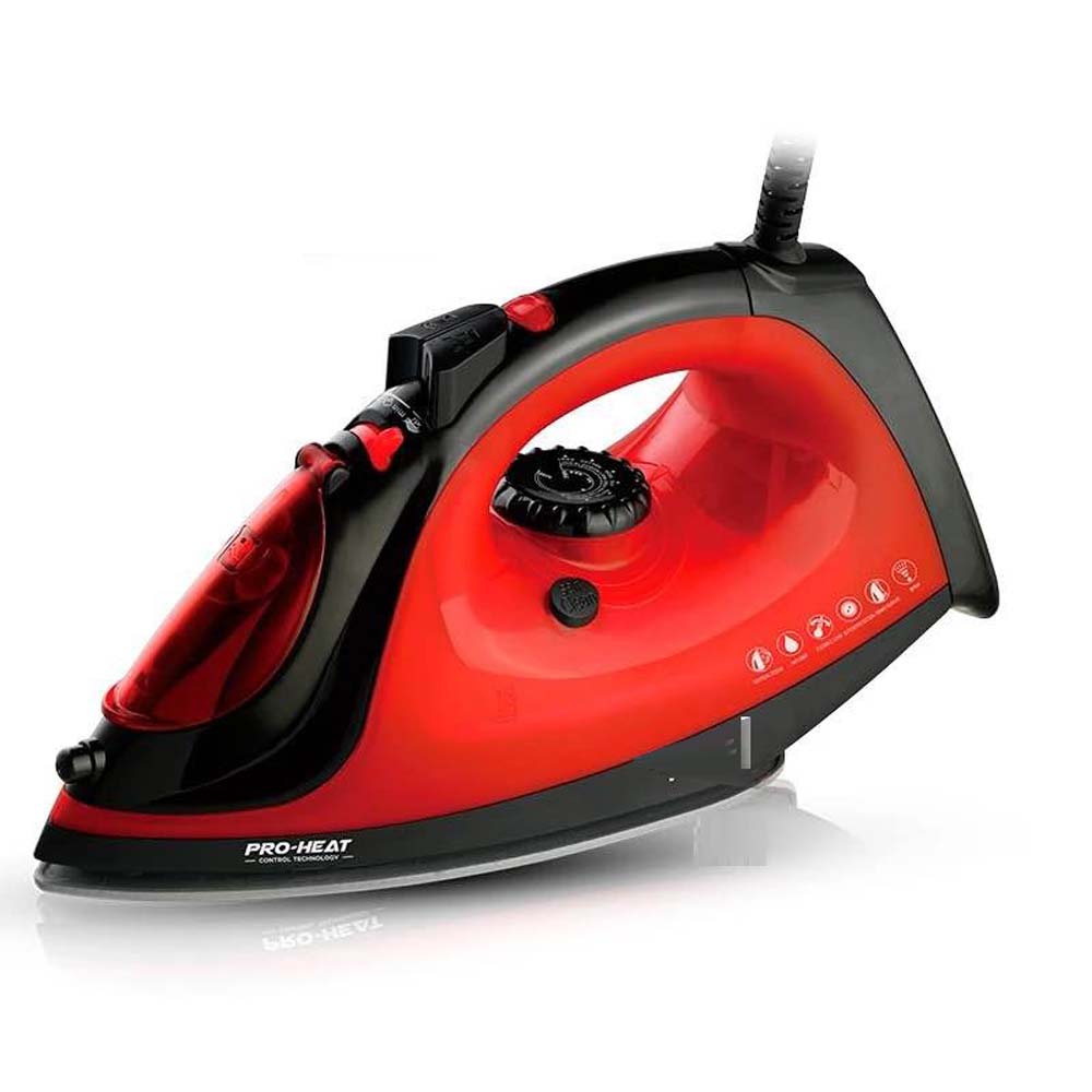 Portable Electric Steam Iron - Vertical Handheld Iron for Clothes, 220V/110V, Anti-Scratch Plate, Efficient Home Ironing Image