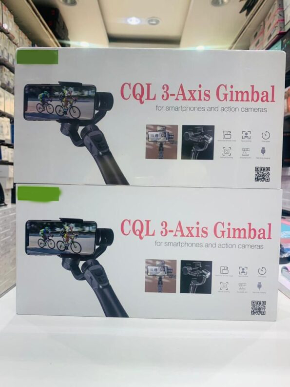 CQL 3-Axis Gimbal for Smartphones and Action Cameras | Stabilized Video and Photography Image