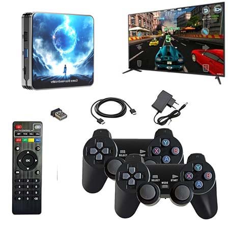W8 PRO Android TV Game Dual System | 30,000 Games | Android 14.0 TV Box Image