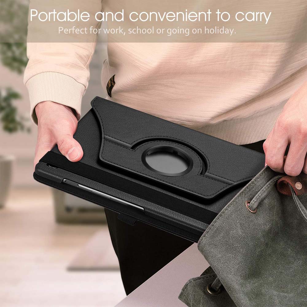 360° Swivel PU Leather Cover Compitable for Galaxy Tab S5e 10.5" Case -  w/Auto Sleep/Wake for SM-T720/T725/T727 (Multi) Image
