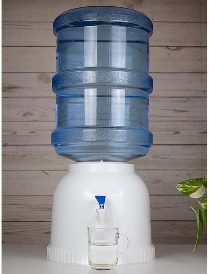 Water Dispenser DWD-03 White | Compact 5 Gallon Countertop Model for Home and Office | Dishwasher Safe Image