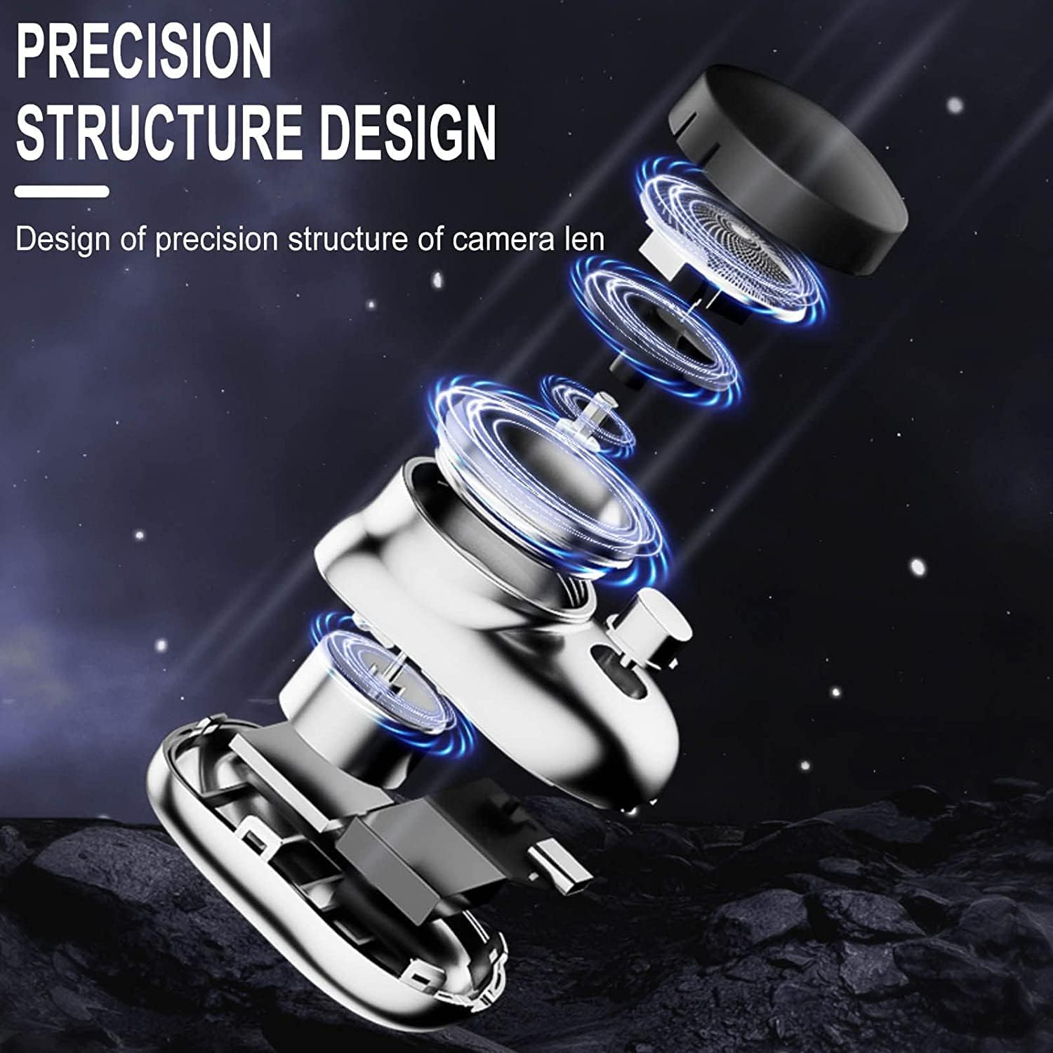 Mini Electric Shaver - Pocket-Sized, Rechargeable & Waterproof for Travel, One-Button Operation for Men & Women (Multi-Colour) Image