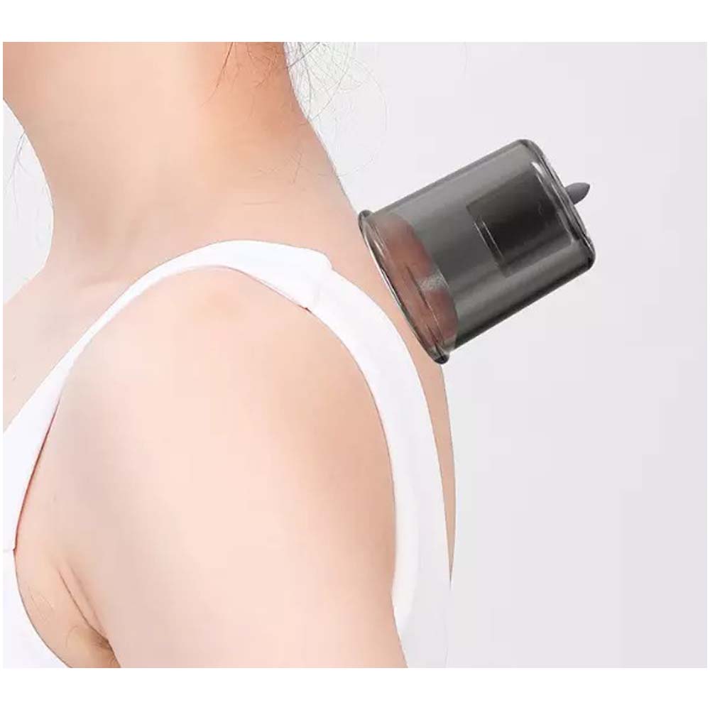 Electric Cupping Massager & Scraping Instrument. Rechargeable muscle pain relief for neck, back, arms & legs. Portable design. Image