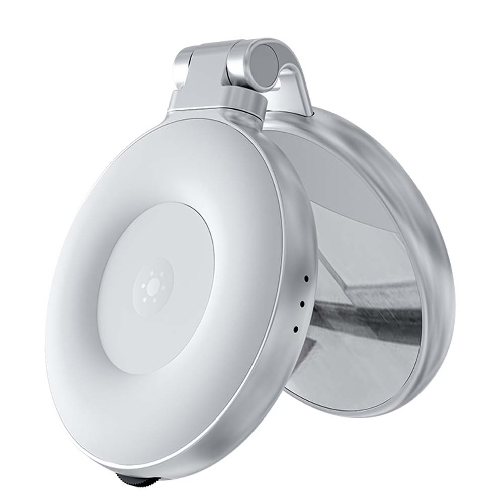C03 Magnetic Selfie Light CRI97 LED ring light with 360° rotation & mirror. For selfies, videos, TikTok & Zoom calls. Image