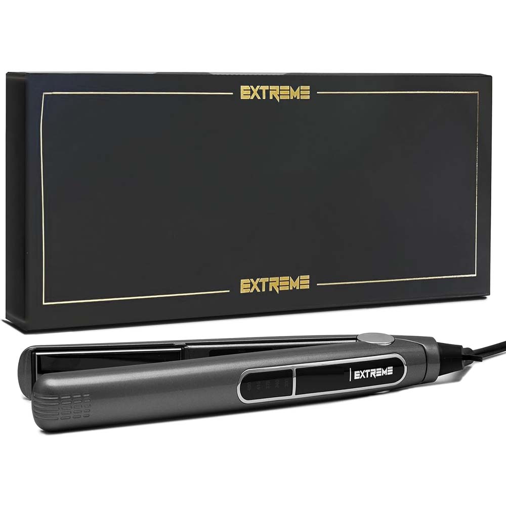 Extreme 480°F Hair Straightener - Professional Titanium Flat Iron with Digital Display & Fast Heat-Up Image
