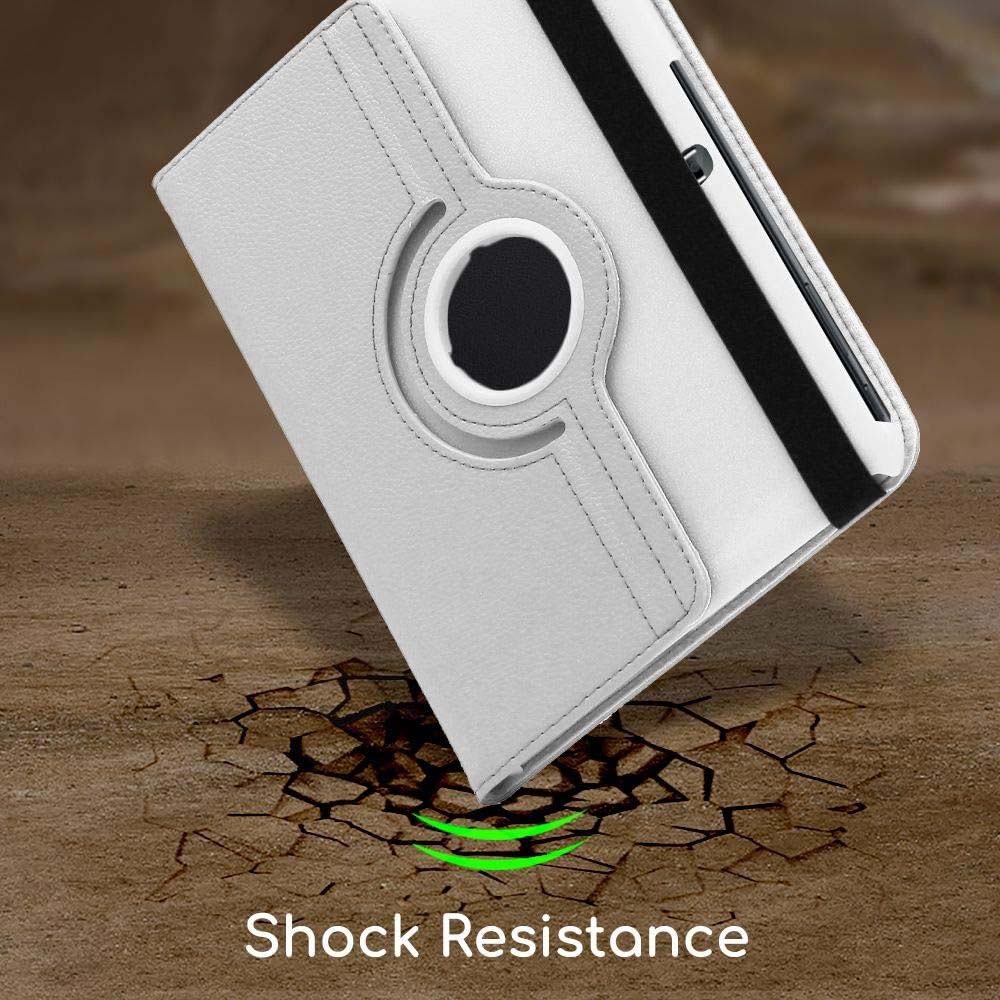 360° Rotating PU Leather Stand Cover Compitable for Samsung Galaxy Tab 4 10.1 Case - SM-T530/T531/T533/T535 (Multi) Image