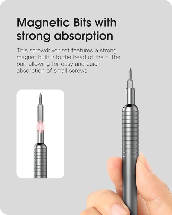 51 in 1 Precision Screwdriver Set | Portable Screwdriver Set with 48 Magnetic Bits, Torx & Hex Screwdrivers Image