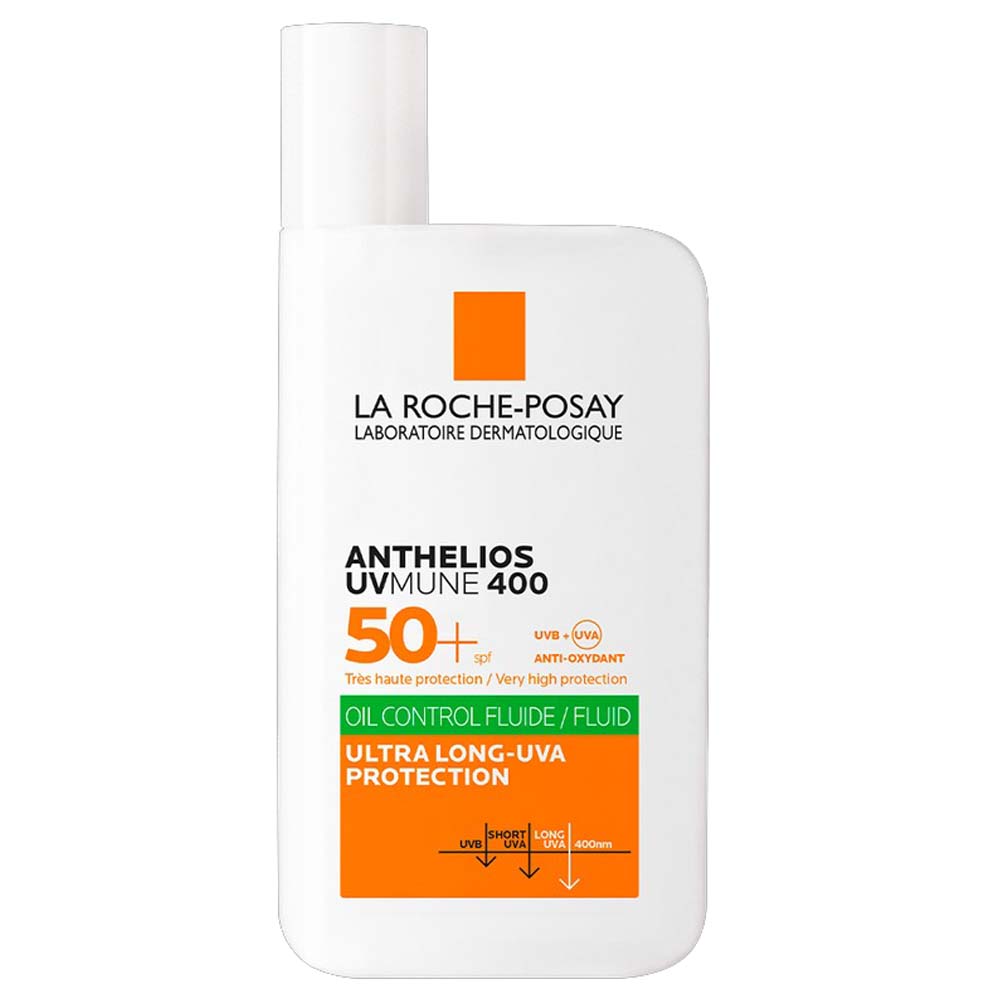 La Roche-Posay Anthelios UVMune 400 Invisible Fluid SPF50 - 50ml Advanced Protection Sunscreen for Face & Sensitive Skin Image