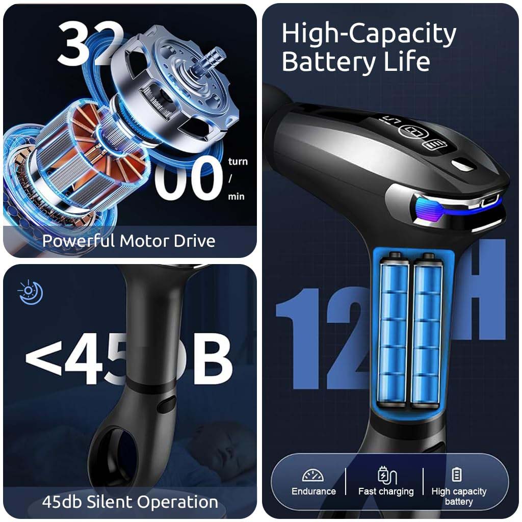 Professional Massage Gun – The Ultimate Tool for Comprehensive Deep Tissue Relief Image