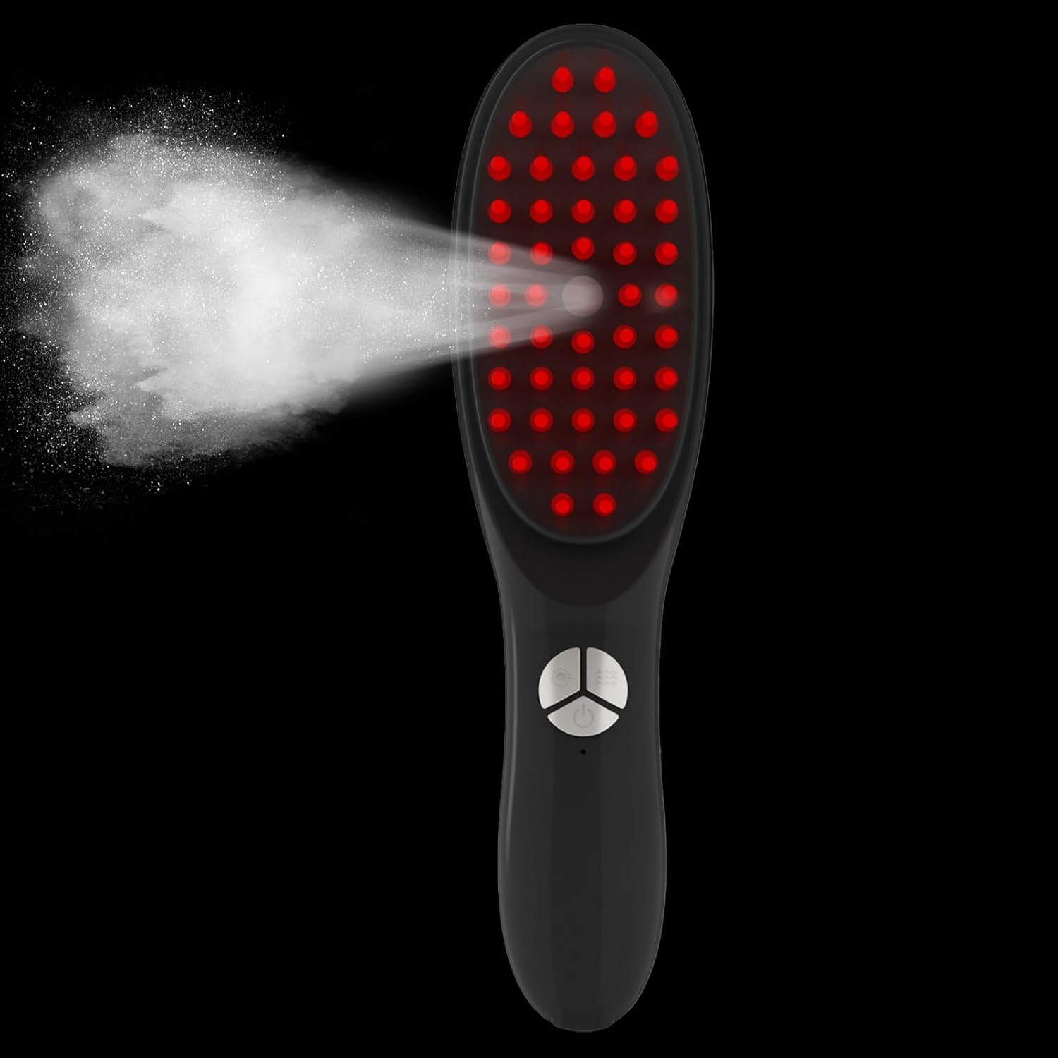 Electric Scalp Massage Comb - LED Light, 3 Vibration Modes, Rechargeable Hair Growth & Stress Relief Tool Image