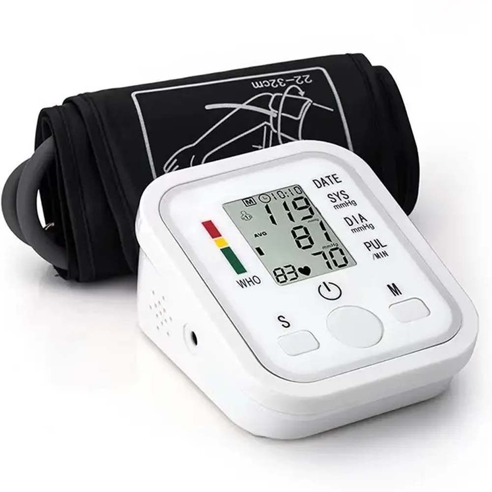 Digital Tensiometer - Automatic Arm Blood Pressure Monitor with Heart Rate Measurement, Professional Medical Equipment Image