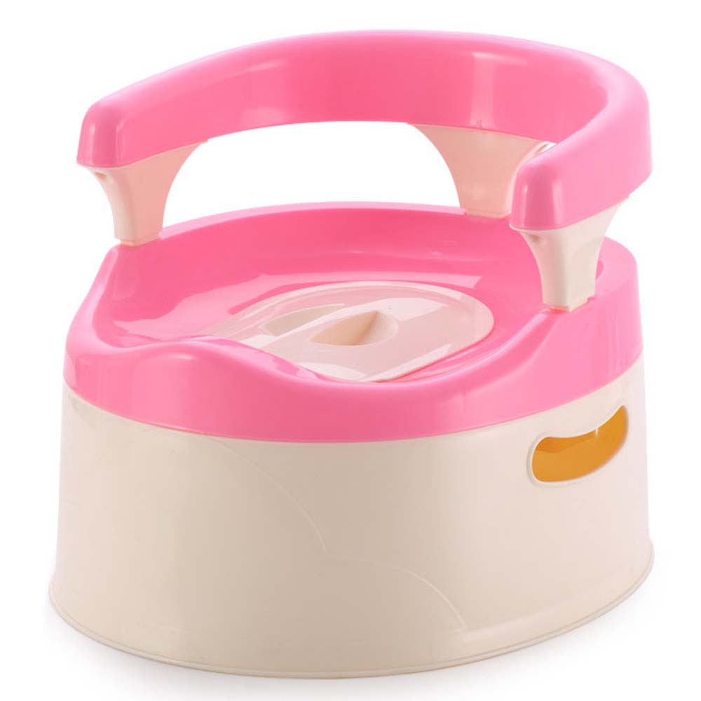 Portable Toddler Potty Training Chair - Kids' Toilet Seat with Splash Guard & Anti-Slip Base for Boys & Girls (Multi Colour) Image