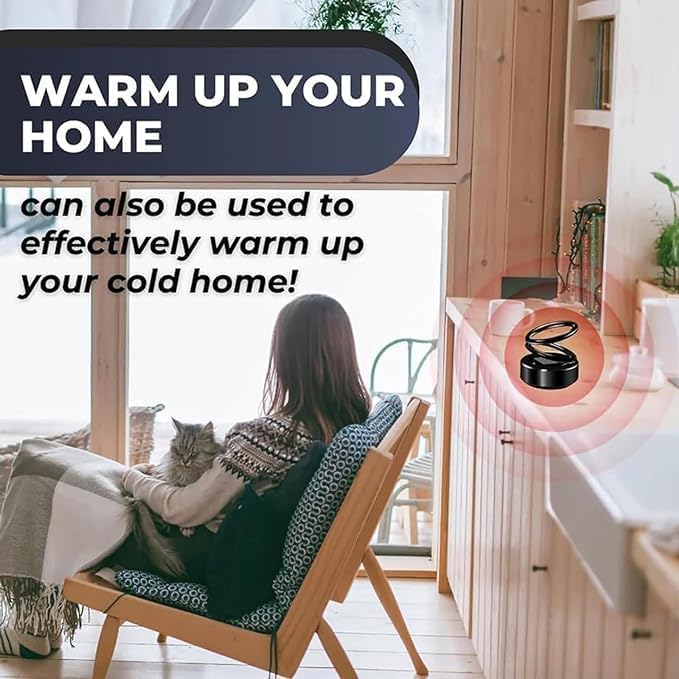 New Portable Kinetic Molecular Heater | Miniature, Efficient Heating Solution for Vehicles and Small Spaces | Stay Warm Anywhere Image