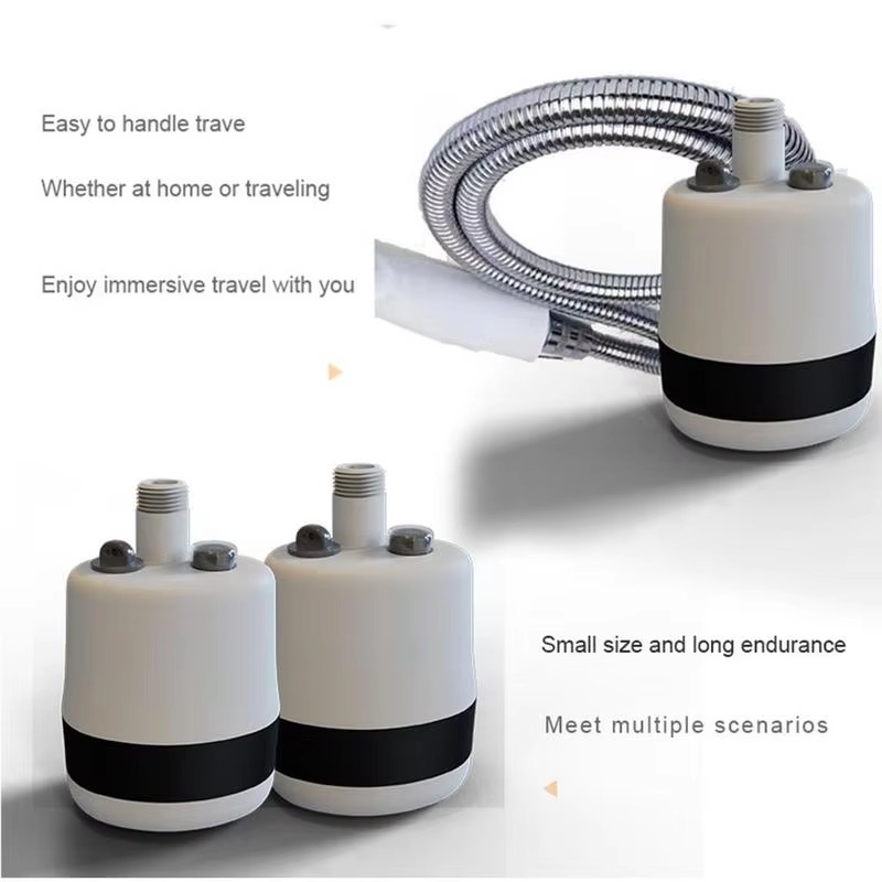 Portable Camping Shower - USB Rechargeable Electric Shower Pump with Handheld Shower Head for Outdoor Camping, Car Washing, Gardening, Pet Cleaning, and Travel. Perfect Portable Shower System for a Convenient and Refreshing Experience Anywhere Image