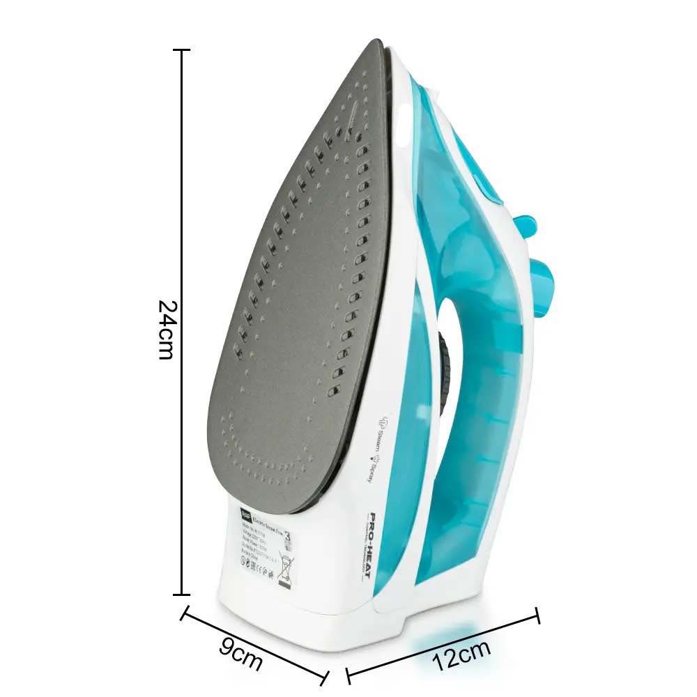 Portable Electric Steam Iron - Vertical Handheld Iron for Clothes, 220V/110V, Anti-Scratch Plate, Efficient Home Ironing Image