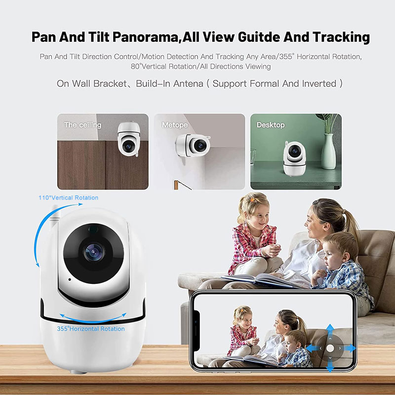 Smart WiFi Camera. Fun wireless indoor/outdoor CCTV with WiFi network for home security surveillance (Multi) Image