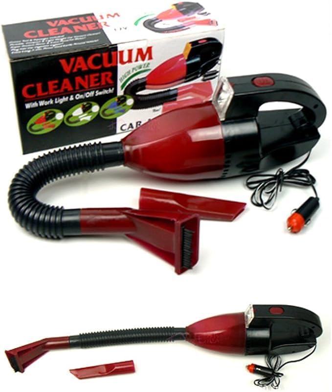 Auto 12V 60W Mini Portable Car Vacuum Cleaner – Versatile Wet/Dry Handheld Vacuum for Vehicles Image