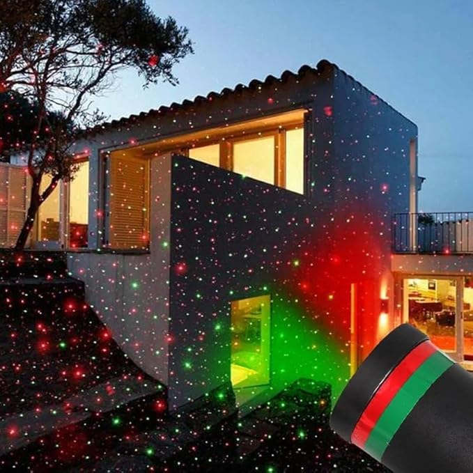 Indoor and Outdoor Laser Light Projector | Instantly Illuminate Your Home with Thousands of Dazzling Stars | Perfect for Parties, Holidays, and Décor Image