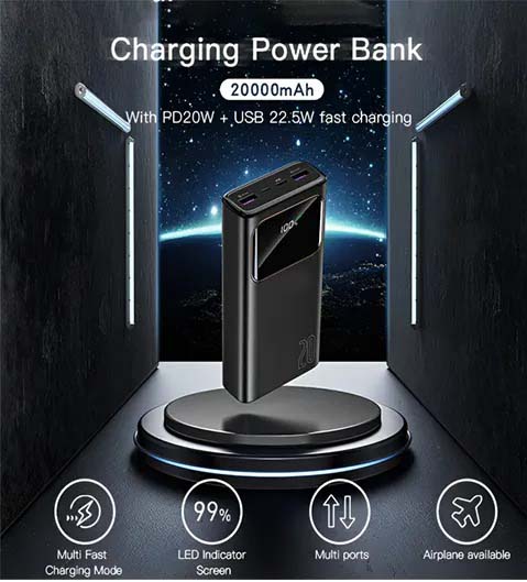 P30 20000mAh Fast Charging Power Bank – Reliable Portable Charger for All Devices Image