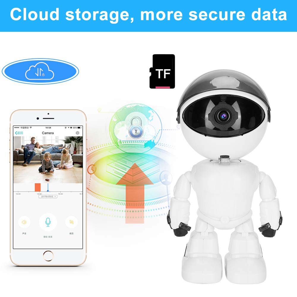 Smart Tracking WiFi Camera - 1080P Auto-Follow Baby Monitor & Home Security Cam with Phone App Image