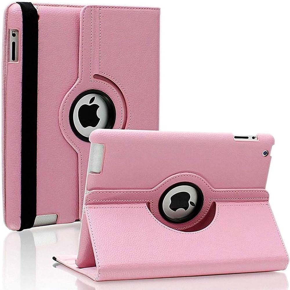 360° Rotating Stand Case for iPad 2/3/4 - Auto Wake/Sleep Smart Cover Protective Case with Multiple Viewing Angles (Multi Colour) Image