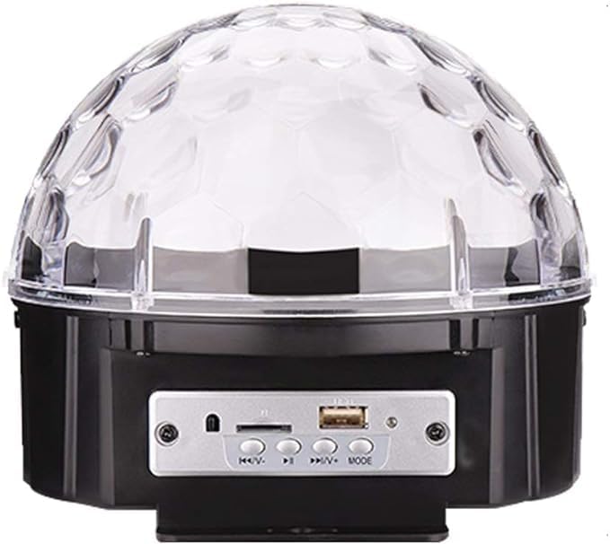 LED Disco Lights Party Lights | Rotating Crystal Magic Ball Lights for the Ultimate Party Atmosphere | Colorful Lighting for Any Occasion Image